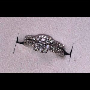 Engagement Diamond Ring Set